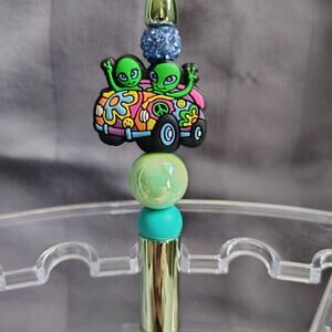 Lisa Frank beaded pen